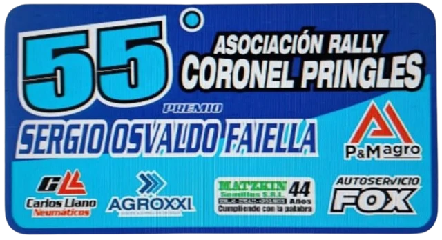 Logotipo de 55° rally de Coronel Pringles